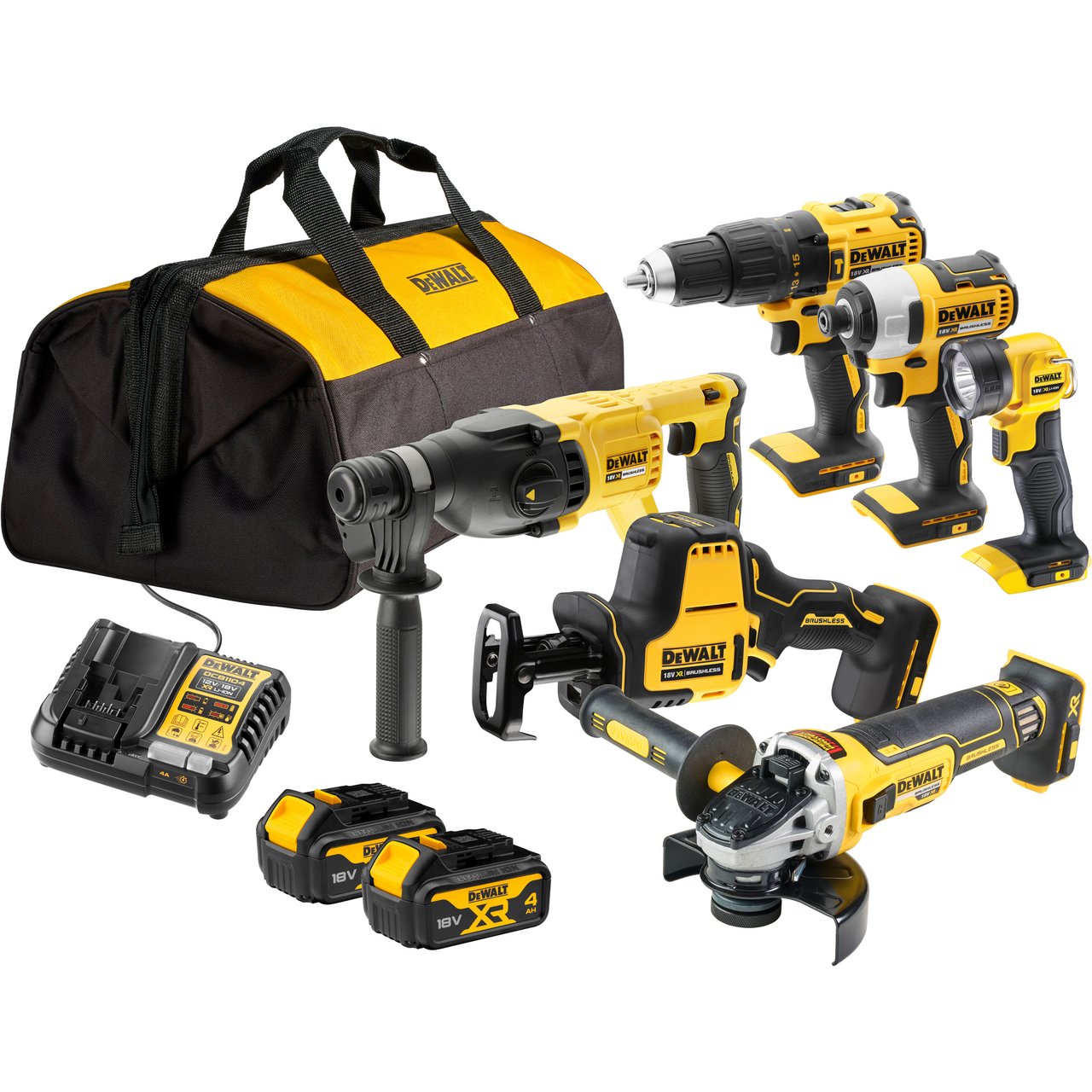 DEWALT KOMBIKIT 6 DELER DEWALT KOMBIKIT 6 DELER