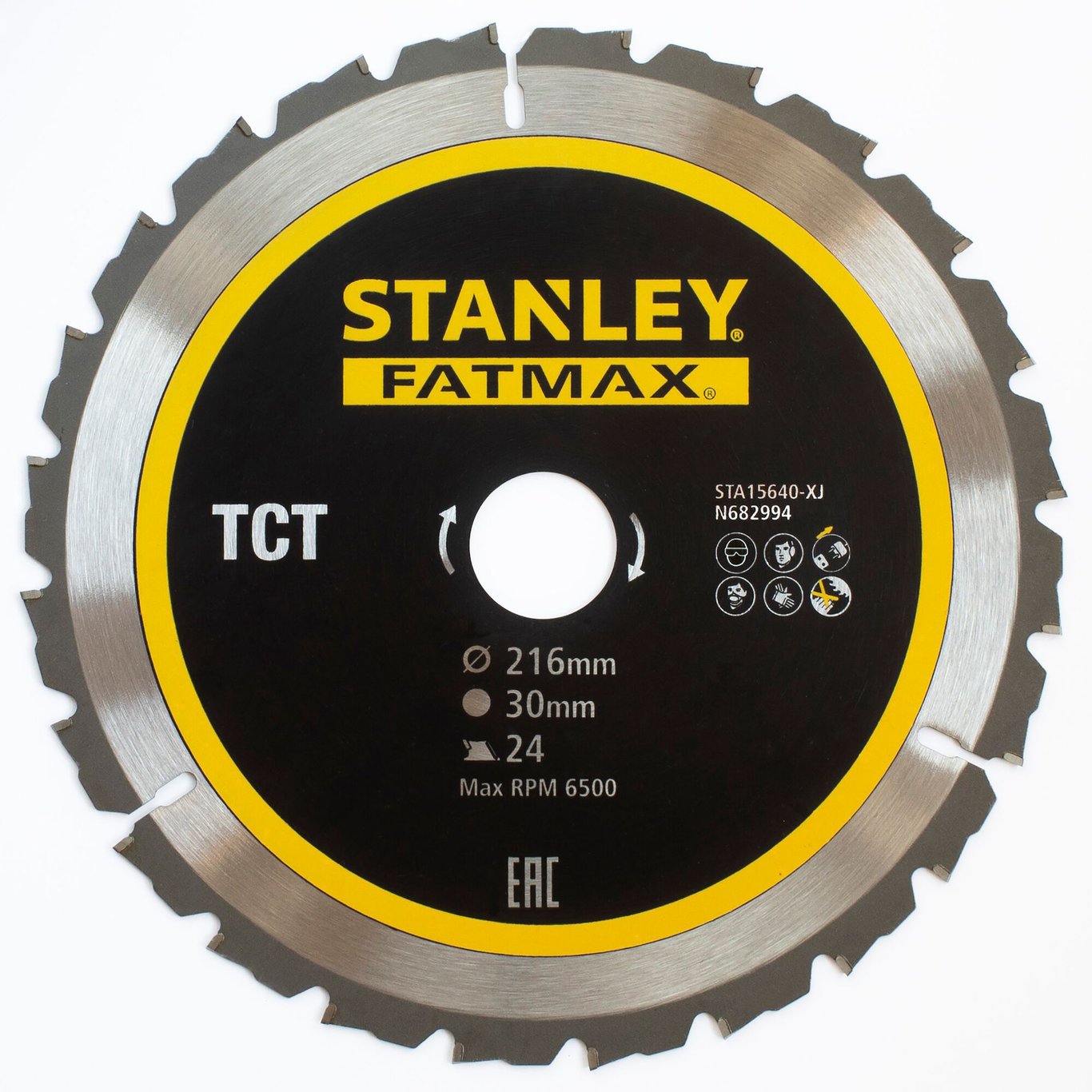 STANLEY FATMAX SIRKELSAGBLAD Ø216X30MM 24T STANLEY FATMAX SIRKELSAGBLAD Ø216X30MM 24T