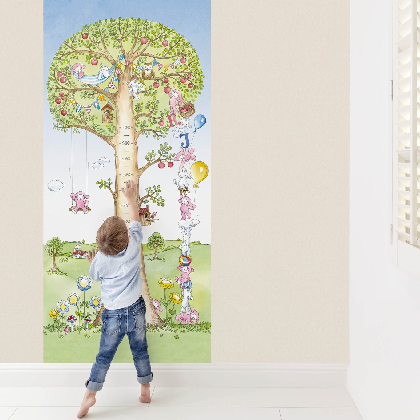 JACK'N ROSE VEGGBILDE BLÅ/GRØNN 2,8X1,06 M JACK'N ROSE VEGGBILDE BLÅ/GRØNN 2,8X1,06 M