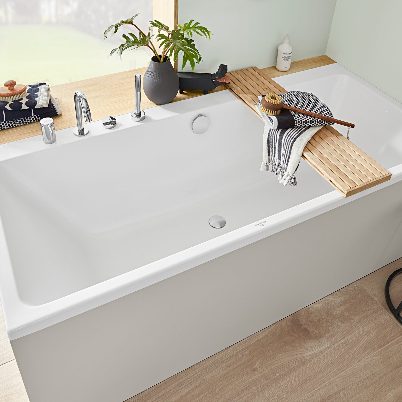 V&B SUBWAY BADEKAR 180X80 FOR INNBYGGING HVIT ALPIN