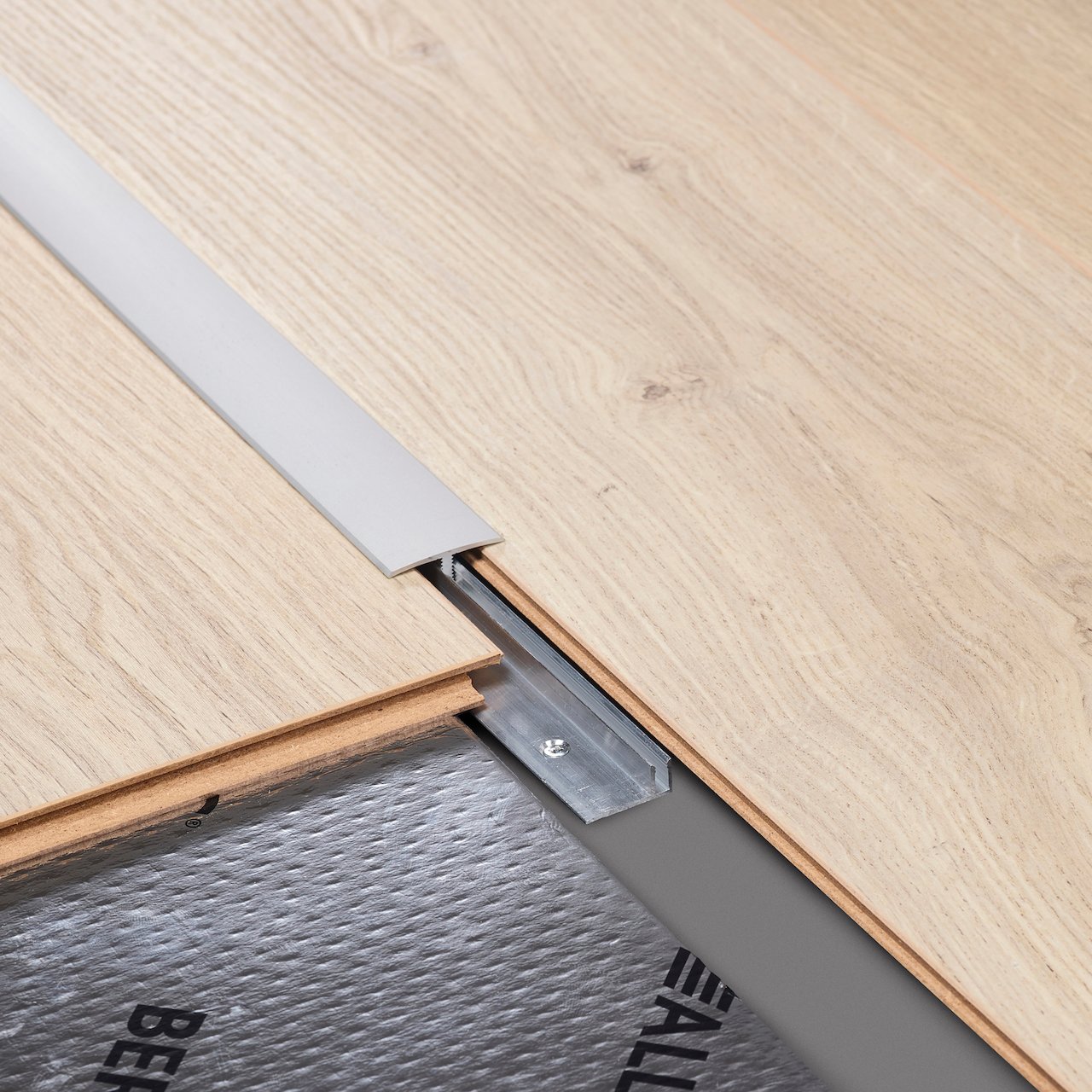 BERRYALLOC T-LIST ALUMINIUM SØLV 2M H7-12,3MM BERRYALLOC T-LIST ALUMINIUM SØLV 2M H7-12,3MM