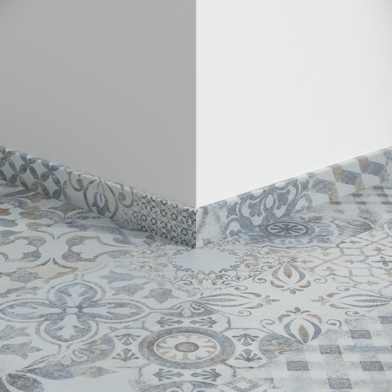 BERRYALLOC SOKKELLIST RETRO CHIC BLUE GREY BERRYALLOC SOKKELLIST RETRO CHIC BLUE GREY