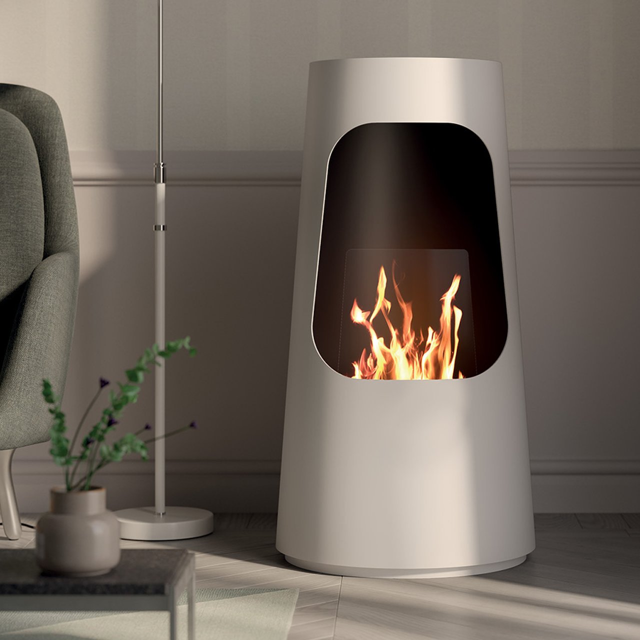 NORTIQ DUBAI BIOPEIS HVIT/STÅL NORTIQ DUBAI BIOPEIS HVIT/STÅL