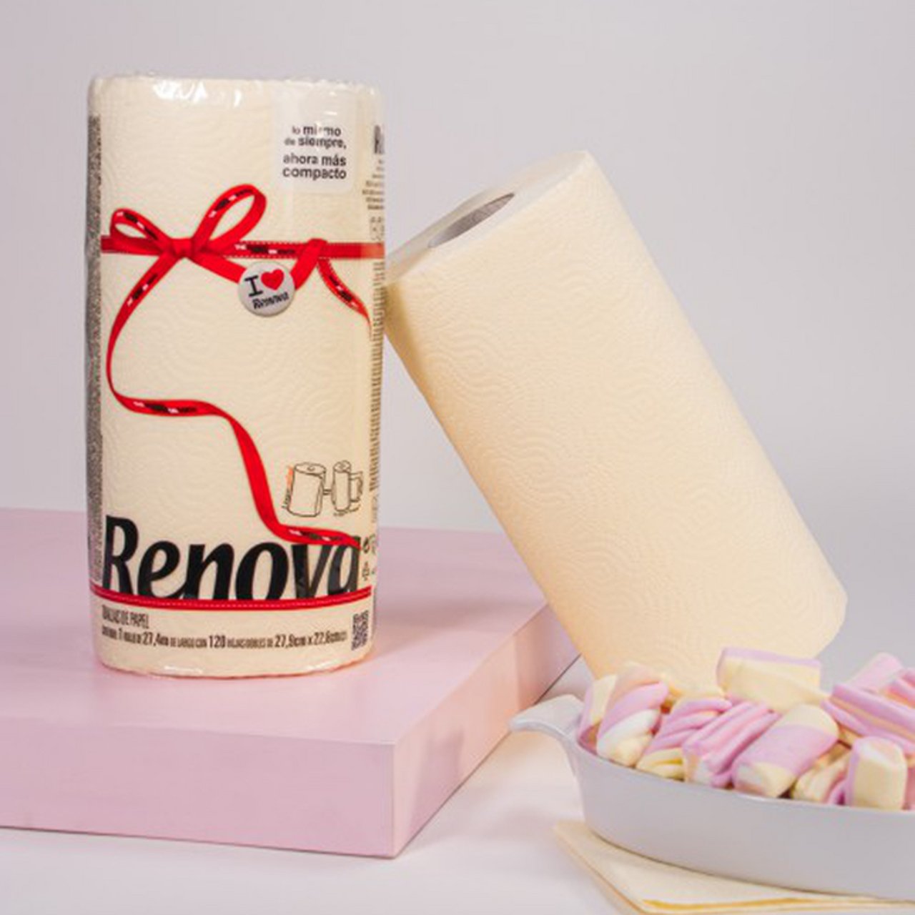 RENOVA RED LABEL CREAM TØRKERULL