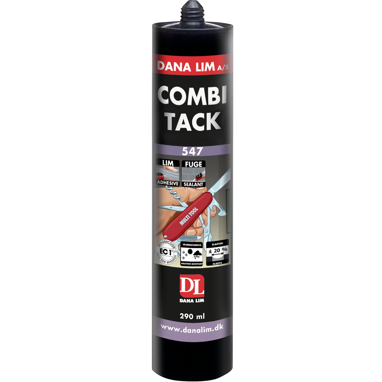 COMBI TACK 547 ANTRASITGRÅ 290 ML COMBI TACK 547 ANTRASITGRÅ 290 ML