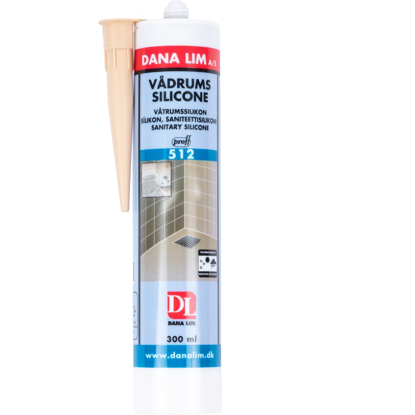 SILIKON VÅTROM 512 - BEIGE SILIKON VÅTROM 512 - BEIGE