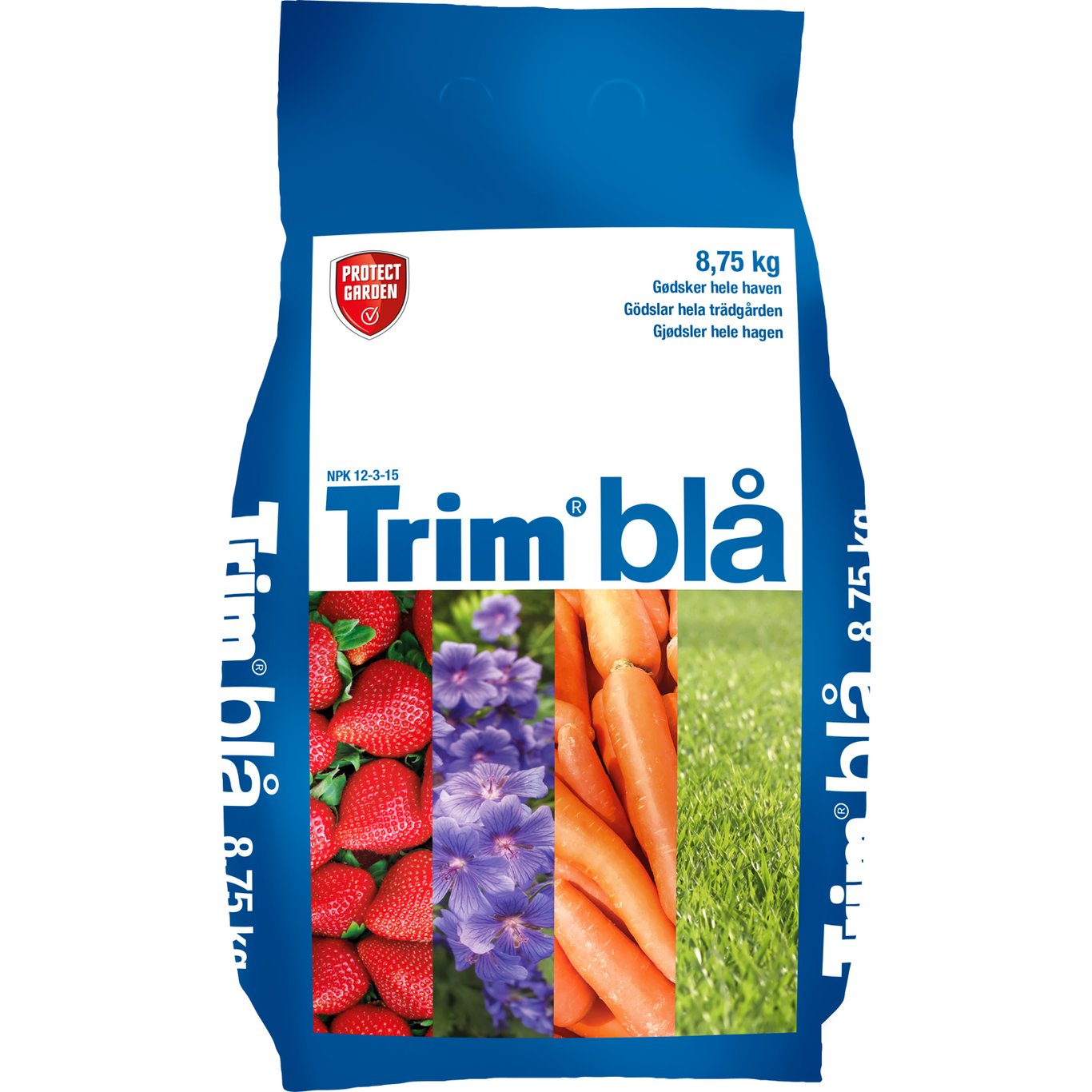 TRIM BLÅ GRUNNGJØDSEL GRANULAT 8,75 KG TRIM BLÅ GRUNNGJØDSEL GRANULAT 8,75 KG