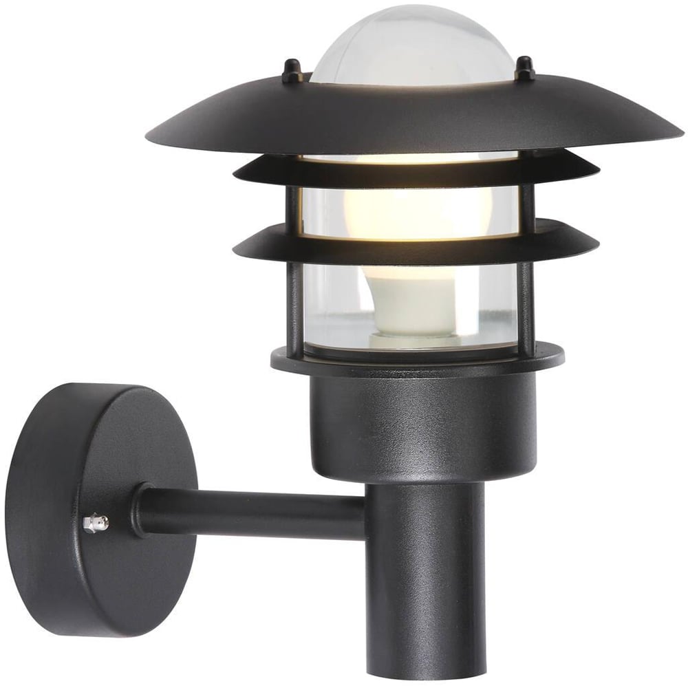 NORDLUX LØNSTRUP 22 VEGGLAMPE IP44 E27 SORT NORDLUX LØNSTRUP 22 VEGGLAMPE IP44 E27 SORT