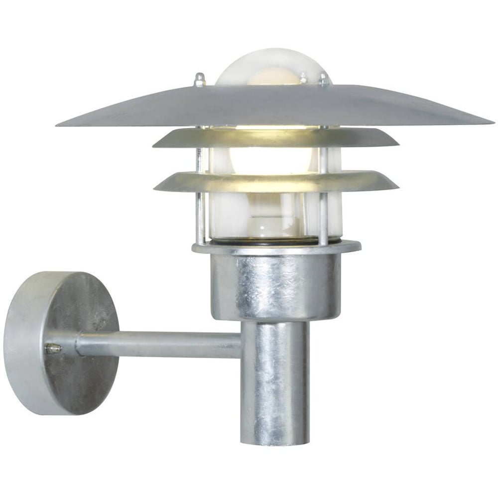 NORDLUX LØNSTRUP 32 VEGGLAMPE IP44 E27 GALVANISERT STÅL NORDLUX LØNSTRUP 32 VEGGLAMPE IP44 E27 GALVANISERT STÅL