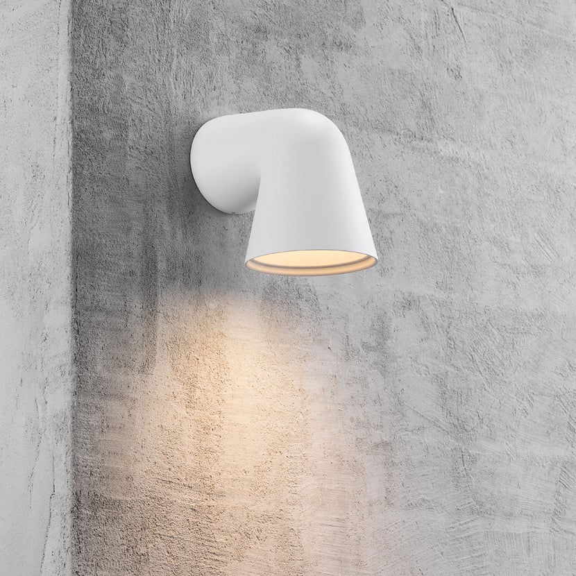 NORDLUX FRONT SINGLE VEGGLAMPE HVIT NORDLUX FRONT SINGLE VEGGLAMPE HVIT