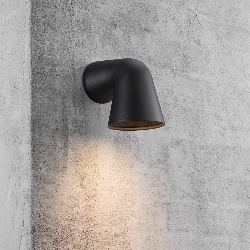 NORDLUX FRONT SINGLE VEGGLAMPE SORT NORDLUX FRONT SINGLE VEGGLAMPE SORT