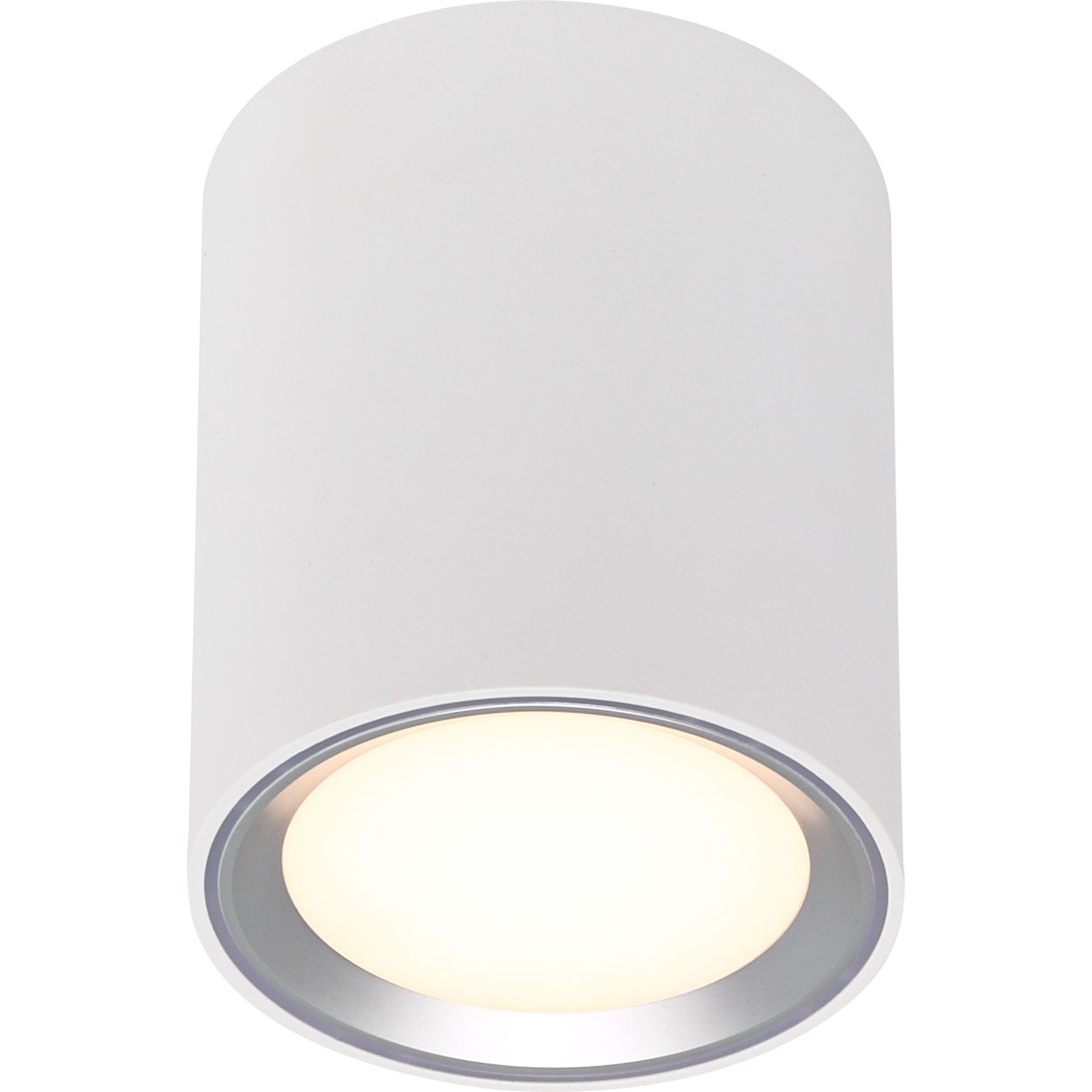 NORDLUX FALLON LONG PÅBYGG, HVIT/BØRSTET STÅL NORDLUX FALLON LONG PÅBYGG, HVIT/BØRSTET STÅL