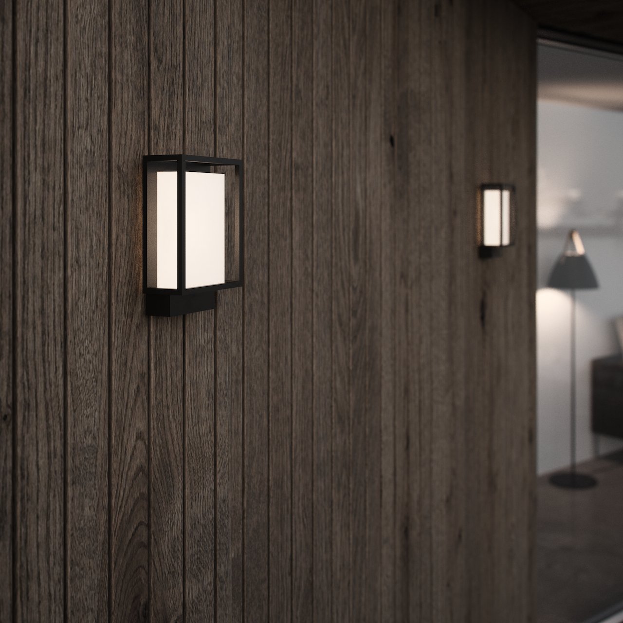 NORDLUX NESTOR VEGGLAMPE, SORT NORDLUX NESTOR VEGGLAMPE, SORT