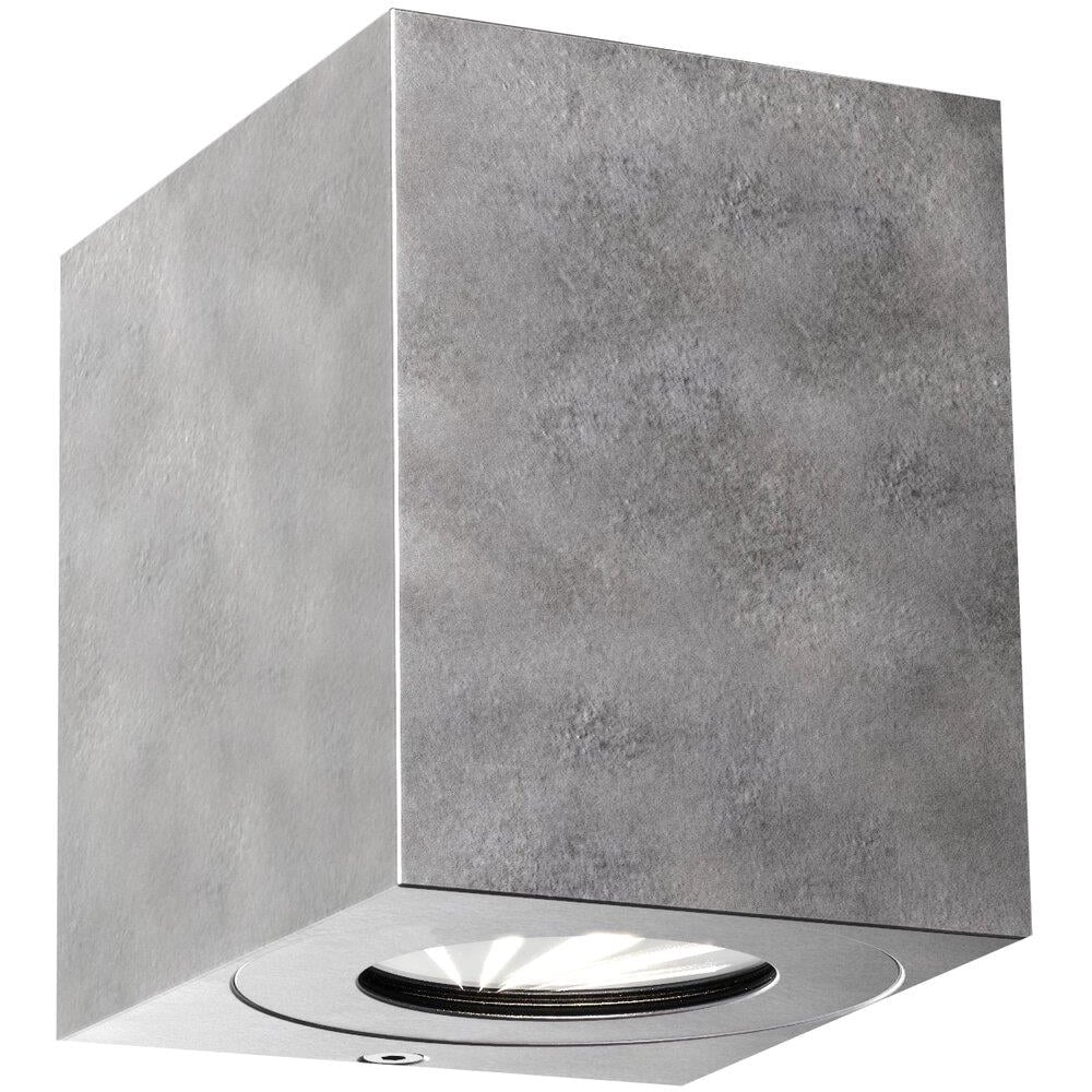 NORDLUX CANTO KUBI 2 VEGGLAMPE GALVANISERT NORDLUX CANTO KUBI 2 VEGGLAMPE GALVANISERT