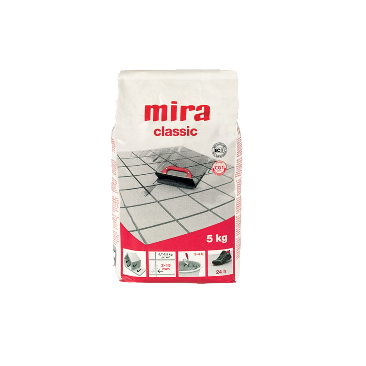 MIRA CLASSIC 115 LYSGRÅ 5 KG MIRA CLASSIC 115 LYSGRÅ 5 KG