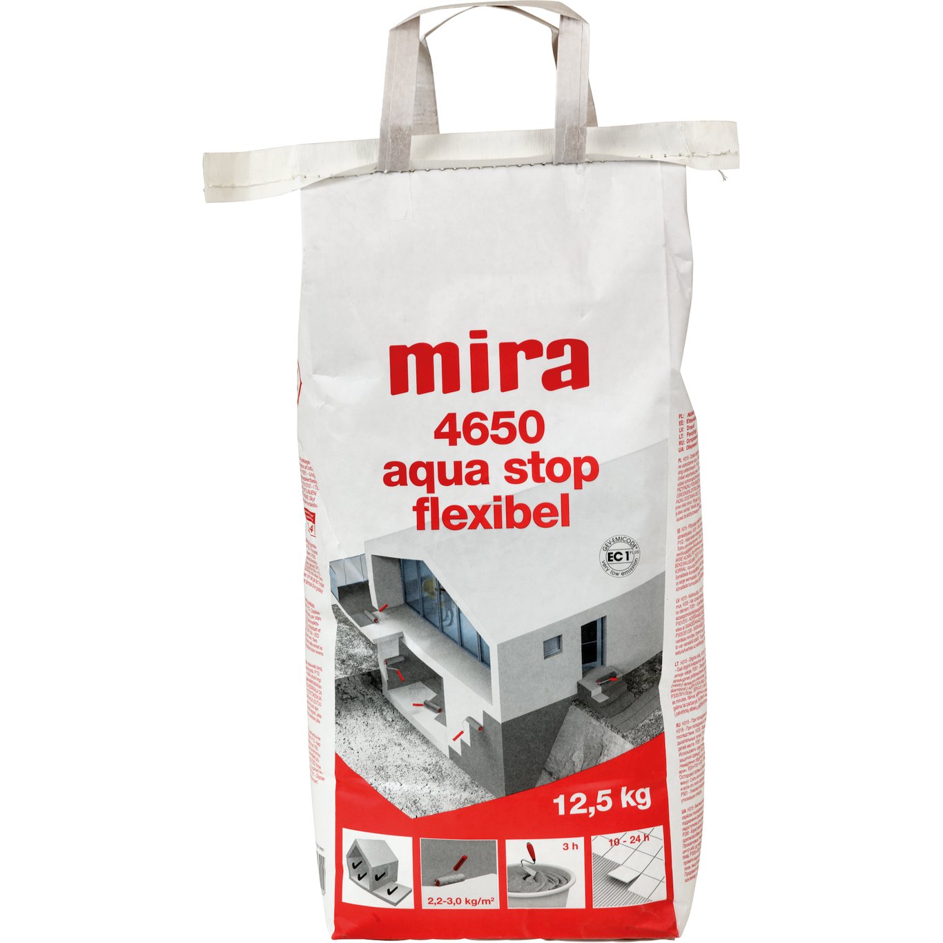 MIRA 4650 AQUA-STOP FLEXIBLE MEMBRAN 12.5KG MIRA 4650 AQUA-STOP FLEXIBLE MEMBRAN 12.5KG