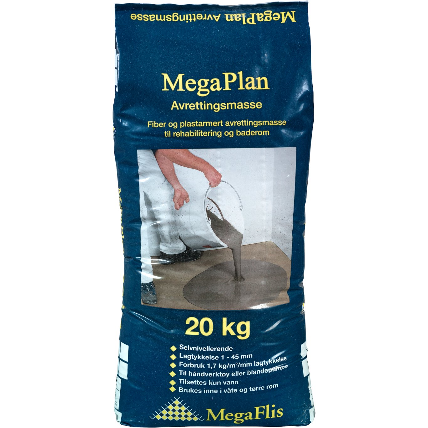 MEGAPLAN AVRETTINGSMASSE 20KG MEGAPLAN AVRETTINGSMASSE 20KG
