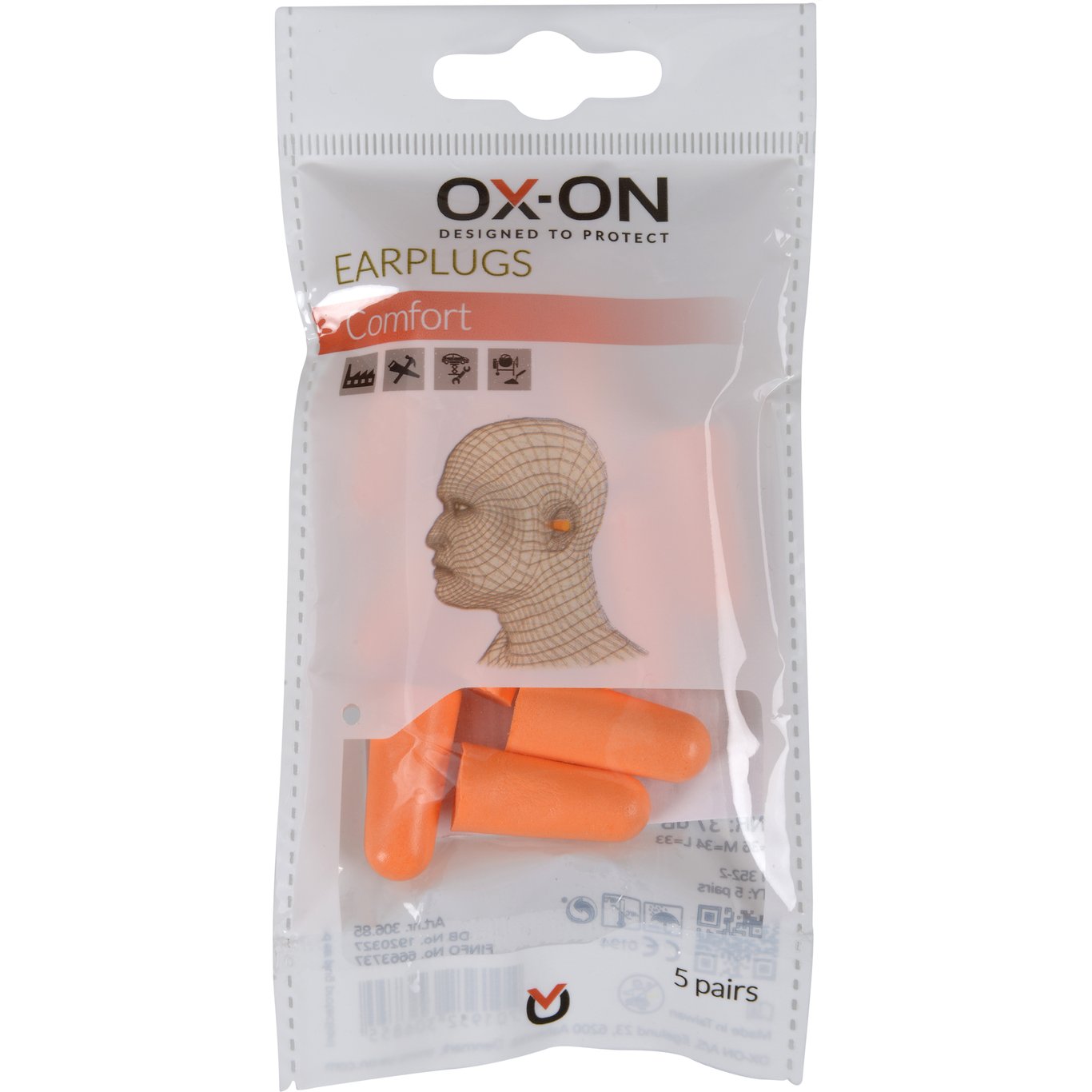 OX-ON ØREPROPPER COMFORT OX-ON ØREPROPPER COMFORT