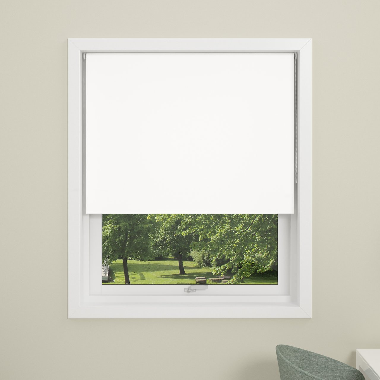 DEBEL RULLEGARDIN UNI-BO LYSTETT HVIT 120X175 DEBEL RULLEGARDIN UNI-BO LYSTETT HVIT 120X175