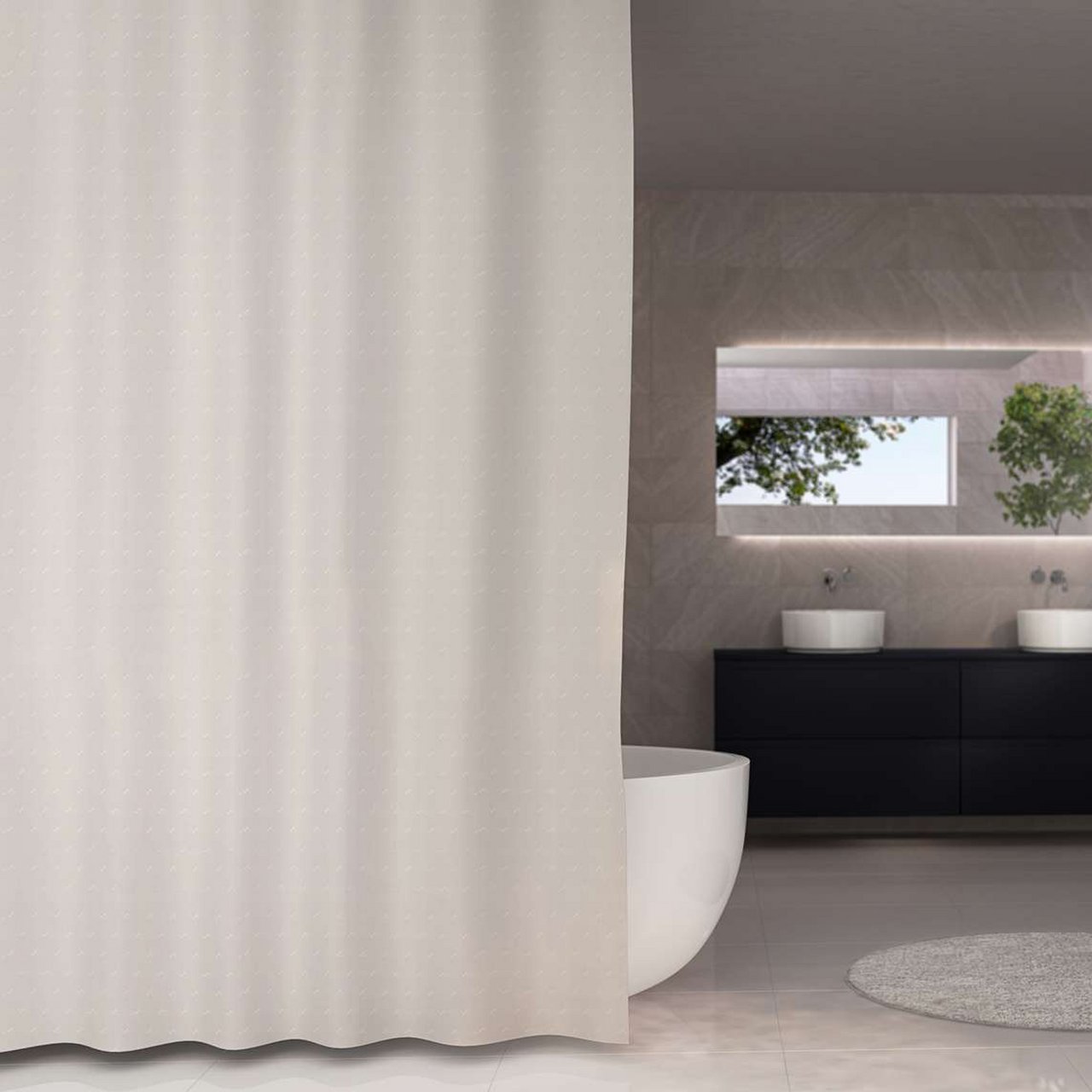 DEBEL DUSJFORHENG DOBBY 120X200CM HVIT DEBEL DUSJFORHENG DOBBY 120X200CM HVIT