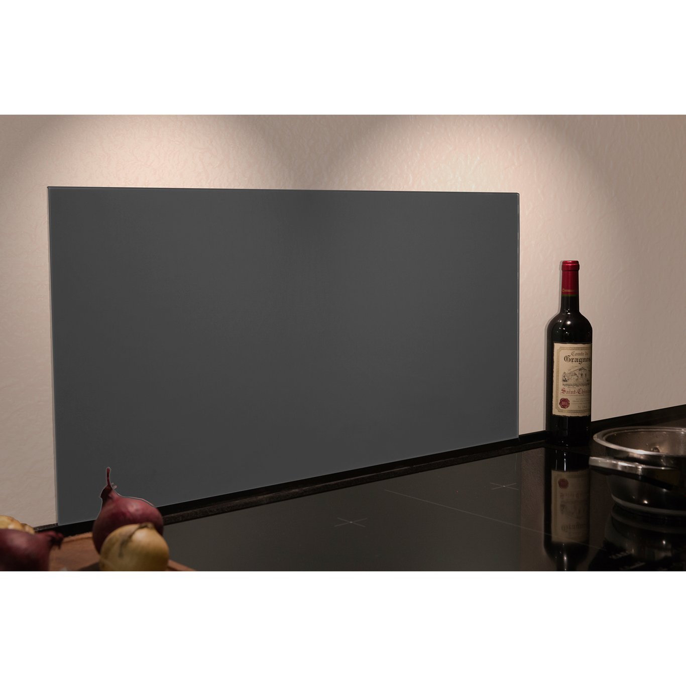 MILLEX BESKYTTELSESPLATE 30X60 CM GRÅTT GLASS MILLEX BESKYTTELSESPLATE 30X60 CM GRÅTT GLASS