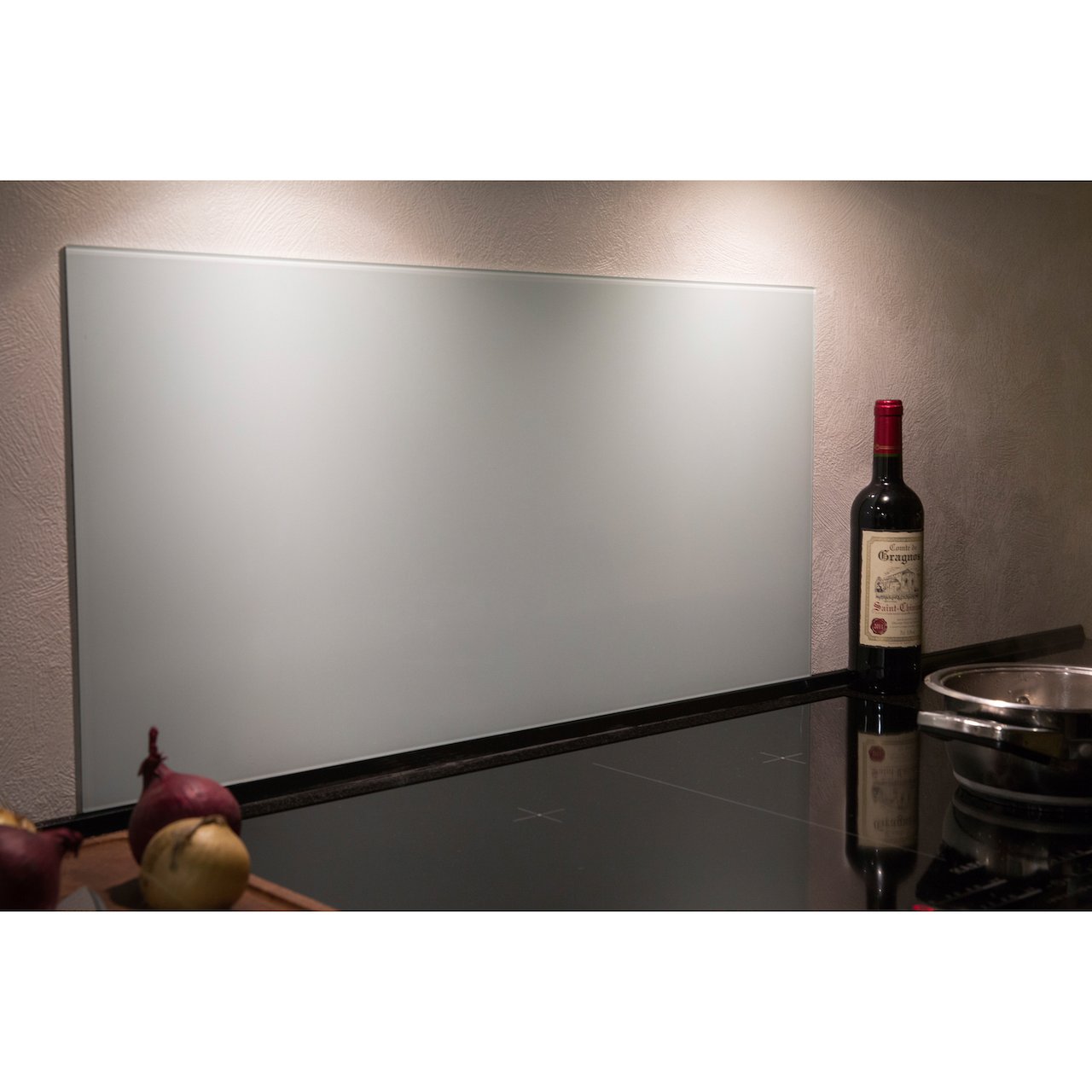 MILLEX BESKYTTELSESPLATE 40X80 CM FROSTET GLASS MILLEX BESKYTTELSESPLATE 40X80 CM FROSTET GLASS