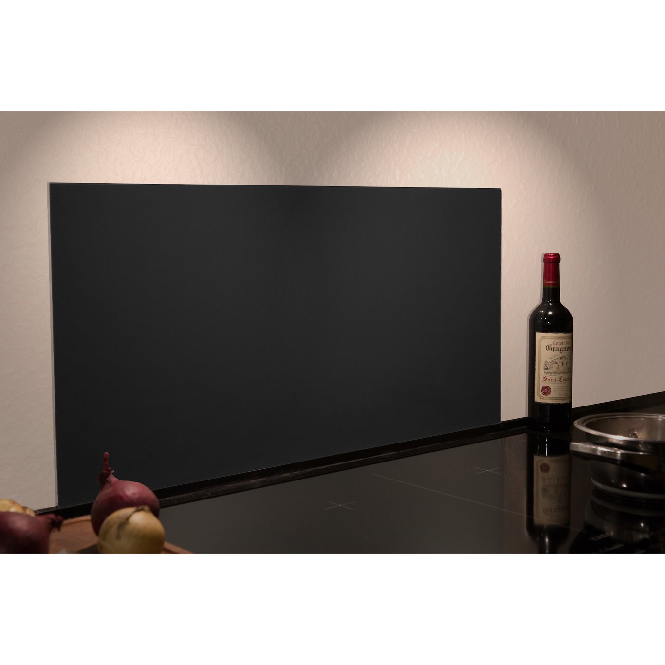 MILLEX BESKYTTELSESPLATE 40X80 CM SORT GLASS MILLEX BESKYTTELSESPLATE 40X80 CM SORT GLASS