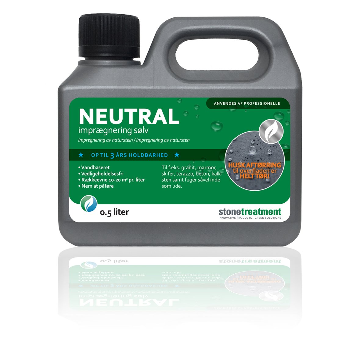 STONETREATMENT NØYTRAL IMPREGNERING SØLV 0,5 LITER STONETREATMENT NØYTRAL IMPREGNERING SØLV 0,5 LITER