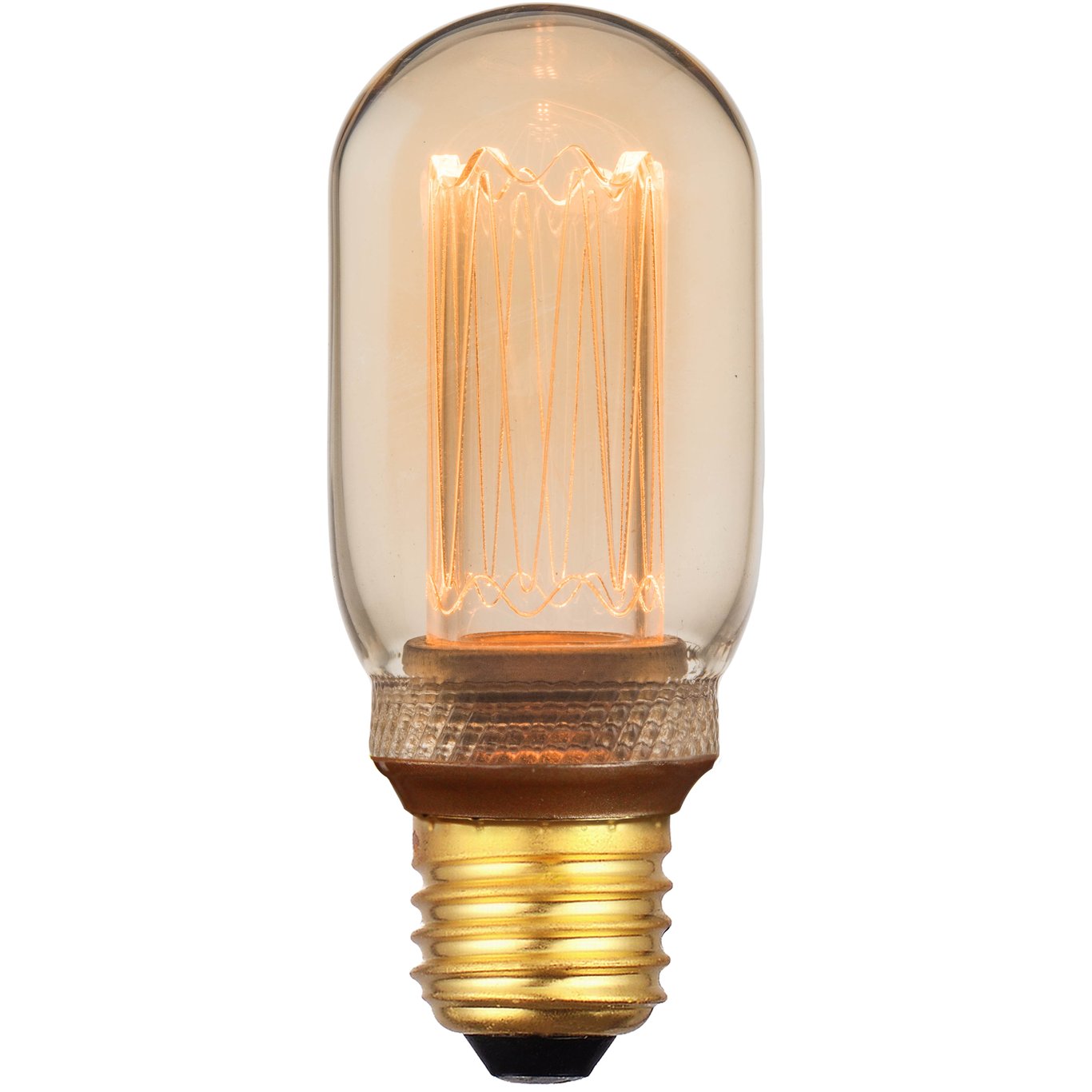 NORDLUX RETRO RUTBULAR E27 T45 3,5W, DEMPET GULL NORDLUX RETRO RUTBULAR E27 T45 3,5W, DEMPET GULL