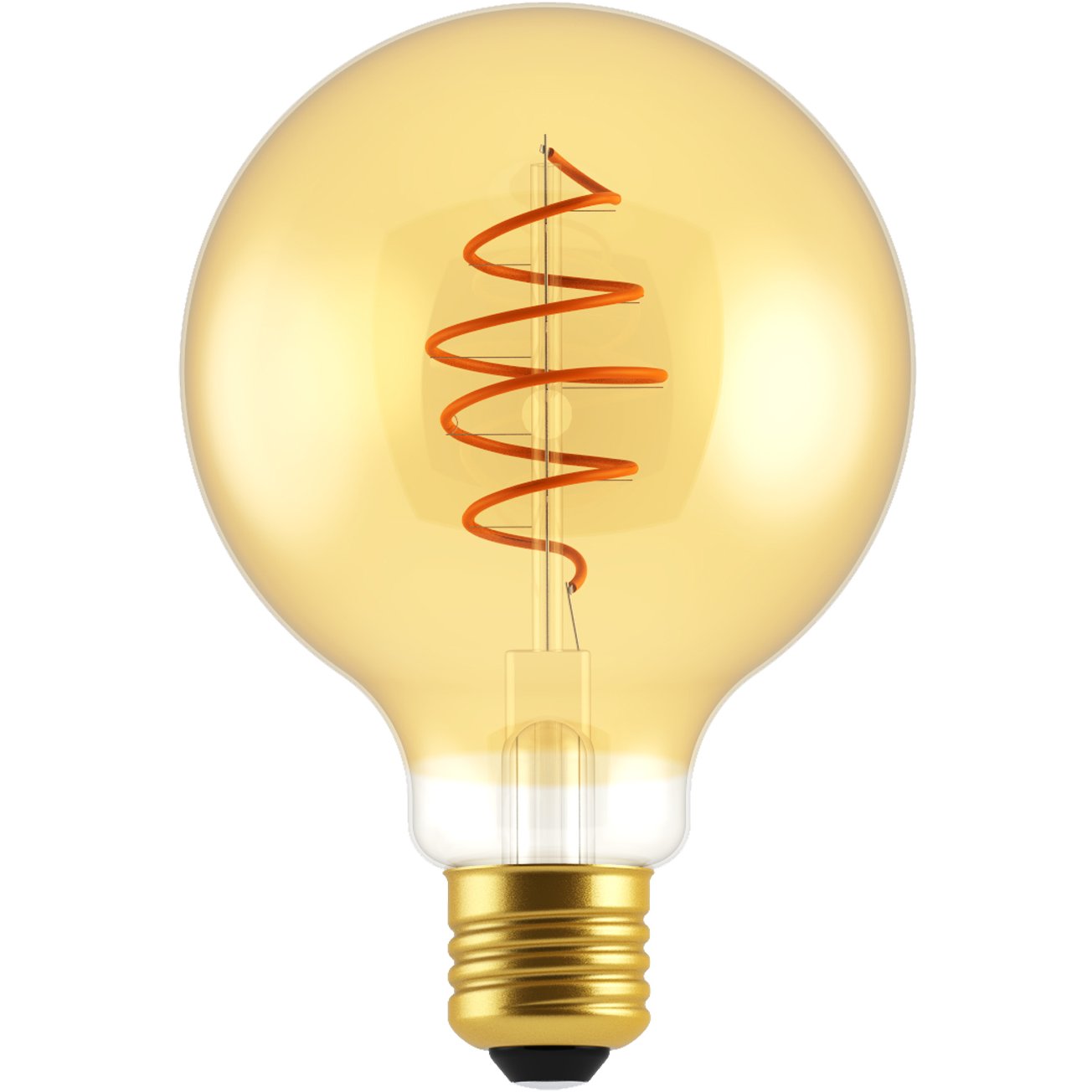 NORDLUX DIMBAR LYSPÆRE GLOBE E27 G95 5W L400 2000K, DEMPET GULL NORDLUX DIMBAR LYSPÆRE GLOBE E27 G95 5W L400 2000K, DEMPET GULL