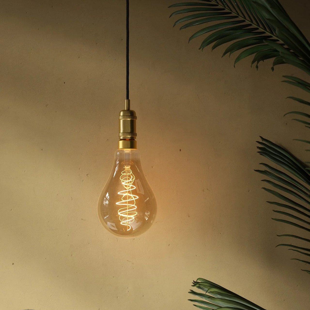 NORDLUX PÆRE-DEKO E27 PS160 GIANT SPIRAL STD DEMPET GULL NORDLUX PÆRE-DEKO E27 PS160 GIANT SPIRAL STD DEMPET GULL