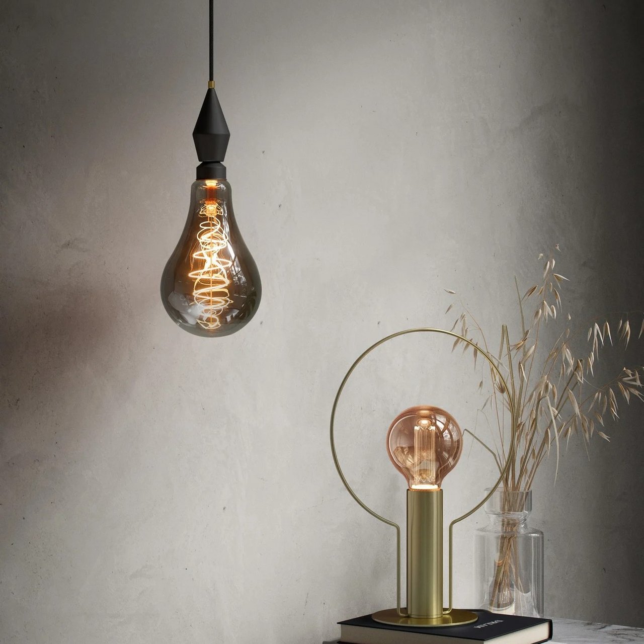 NORDLUX PÆRE-DEKO E27 PS160 GIGANT SPIRAL STD DEMPET SMOKE NORDLUX PÆRE-DEKO E27 PS160 GIGANT SPIRAL STD DEMPET SMOKE