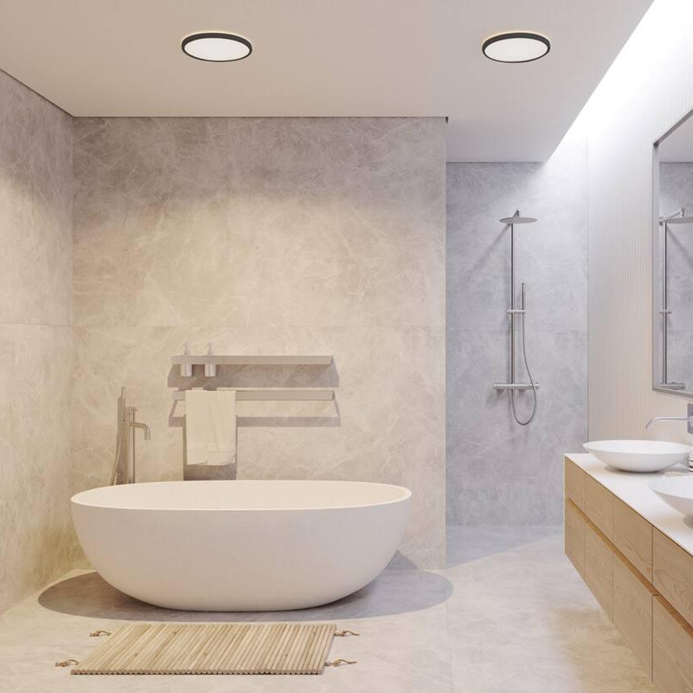 NORDLUX OJA 42 PLAFOND IP54 3000/4000K SORT NORDLUX OJA 42 PLAFOND IP54 3000/4000K SORT