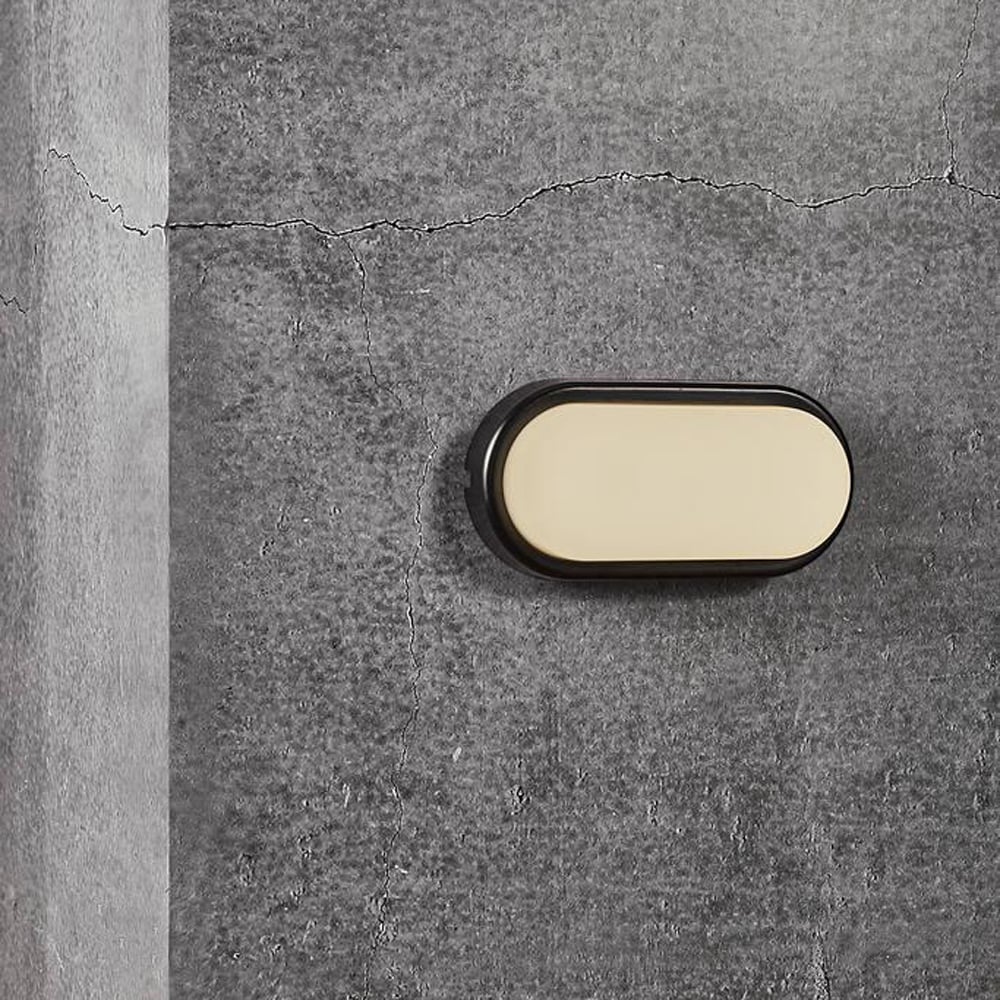 NORDLUX CUBA ENERGY OVAL VEGG/TAK IP54 LED SORT NORDLUX CUBA ENERGY OVAL VEGG/TAK IP54 LED SORT