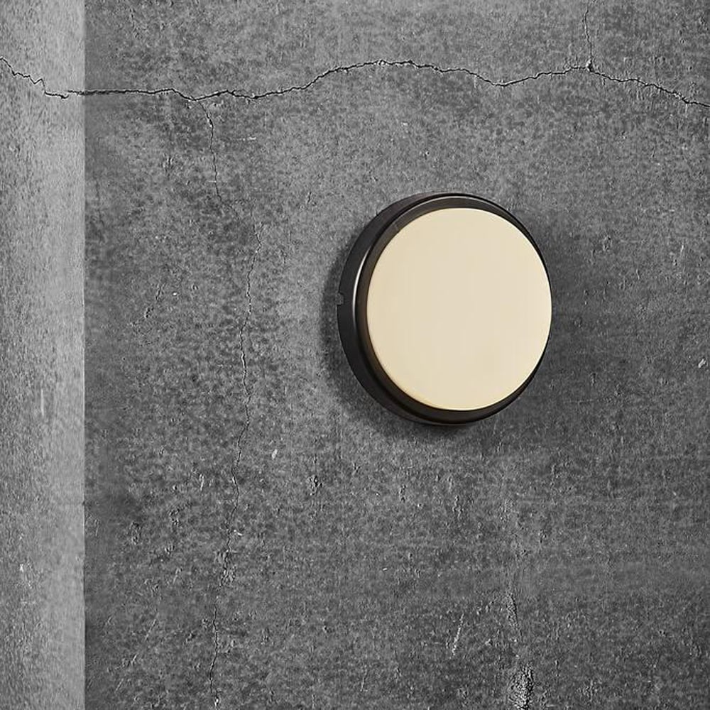 NORDLUX CUBA ENERGY ROUND VEGG/TAK IP54 LED SORT NORDLUX CUBA ENERGY ROUND VEGG/TAK IP54 LED SORT