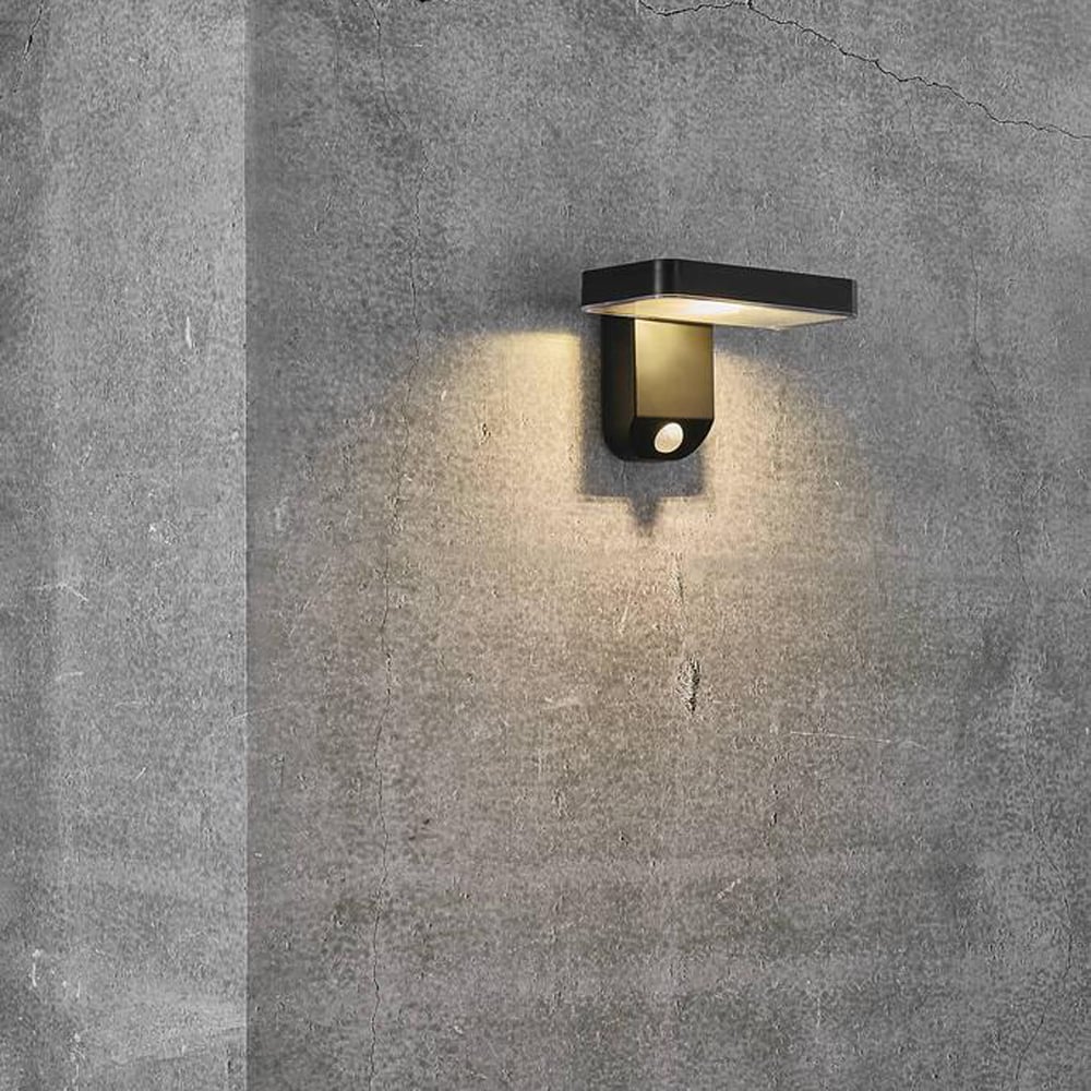 NORDLUX RICA SQUARE SOLDREVET VEGGLAMPE LED SORT NORDLUX RICA SQUARE SOLDREVET VEGGLAMPE LED SORT