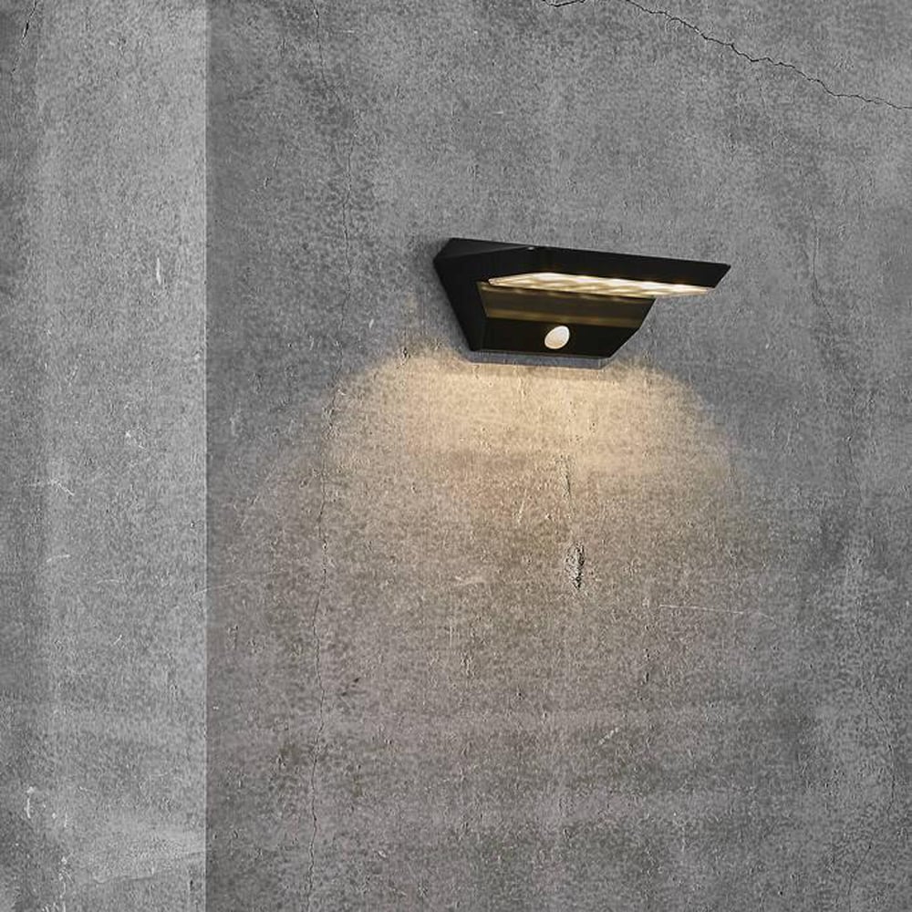 NORDLUX AGENA SOLDREVET VEGGLAMPE LED SORT NORDLUX AGENA SOLDREVET VEGGLAMPE LED SORT