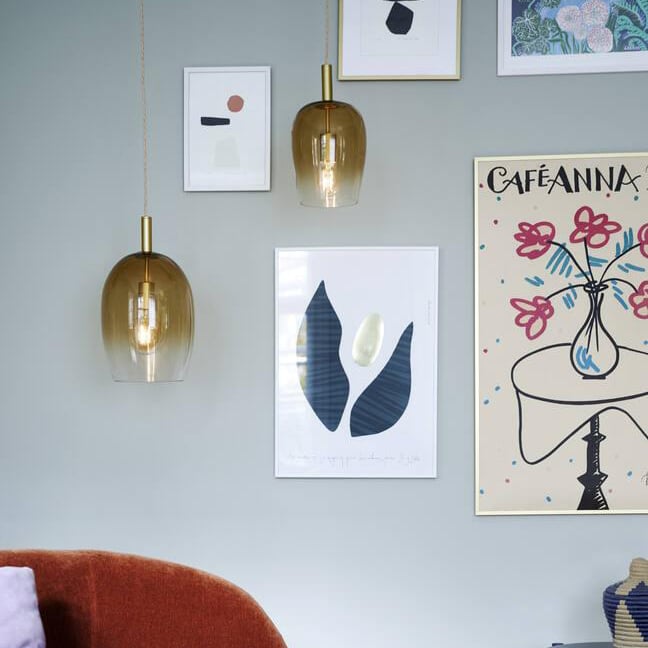 NORDLUX UMA 23 PENDEL E27 AMBER