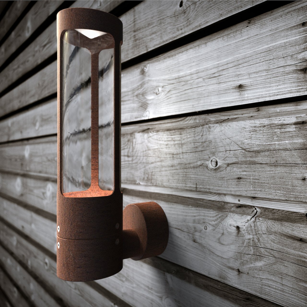 NORDLUX HELIX VEGGLAMPE CORTEN, GU10 NORDLUX HELIX VEGGLAMPE CORTEN, GU10