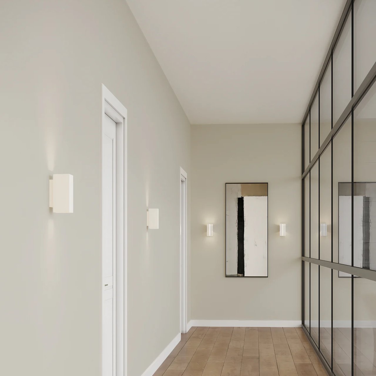 NORDLUX CURTIZ VEGGLAMPE LED 3-STEP MATT HVIT NORDLUX CURTIZ VEGGLAMPE LED 3-STEP MATT HVIT