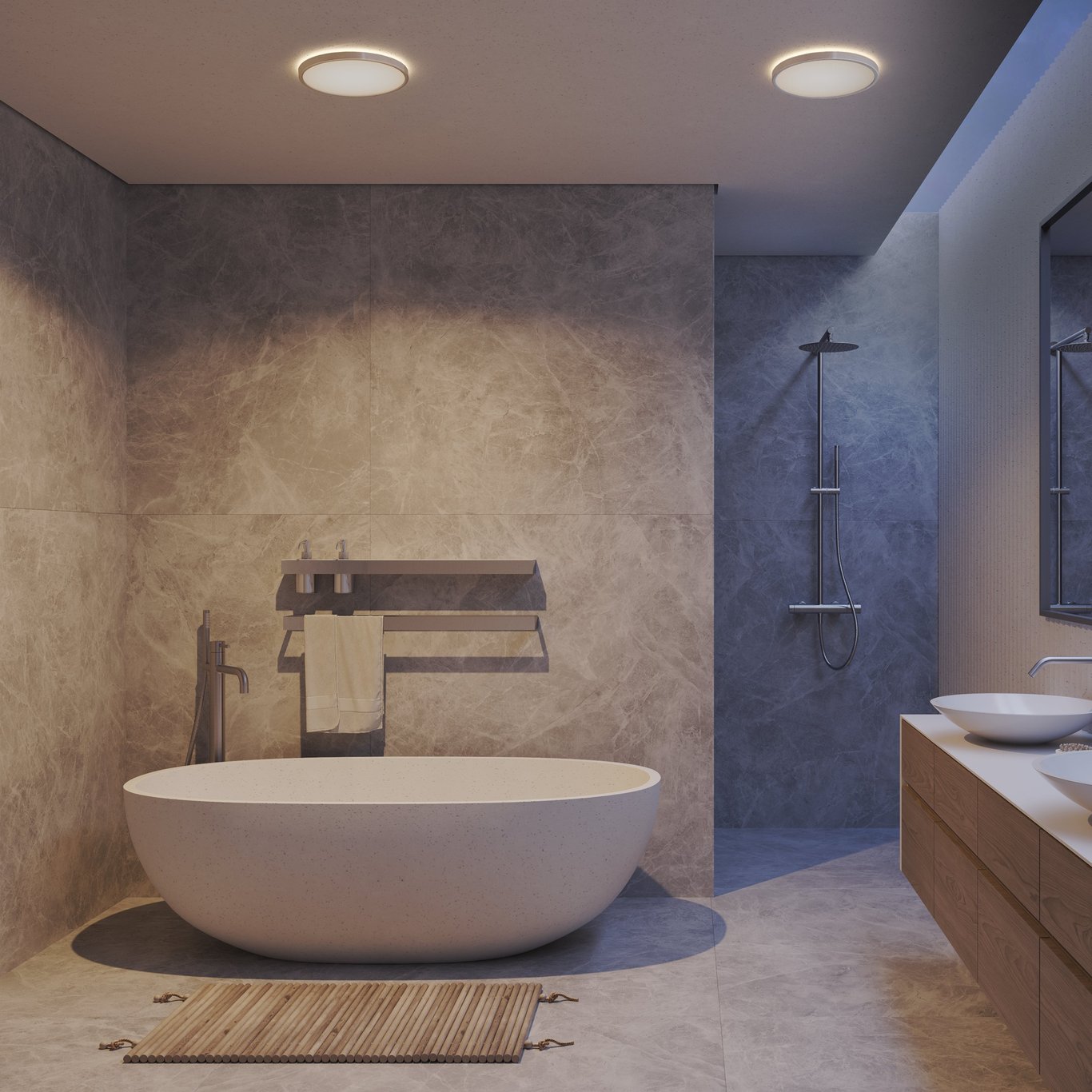 NORDLUX ANE 42 IP54 3-STEP SCENE SELECT KROM/HVIT RING NORDLUX ANE 42 IP54 3-STEP SCENE SELECT KROM/HVIT RING