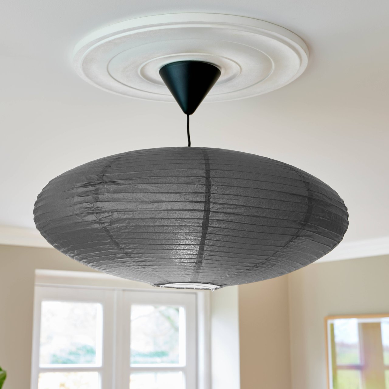 NORDLUX VILLO 60 RISPAPIR LAMPESKJERM ANTRASIT NORDLUX VILLO 60 RISPAPIR LAMPESKJERM ANTRASIT