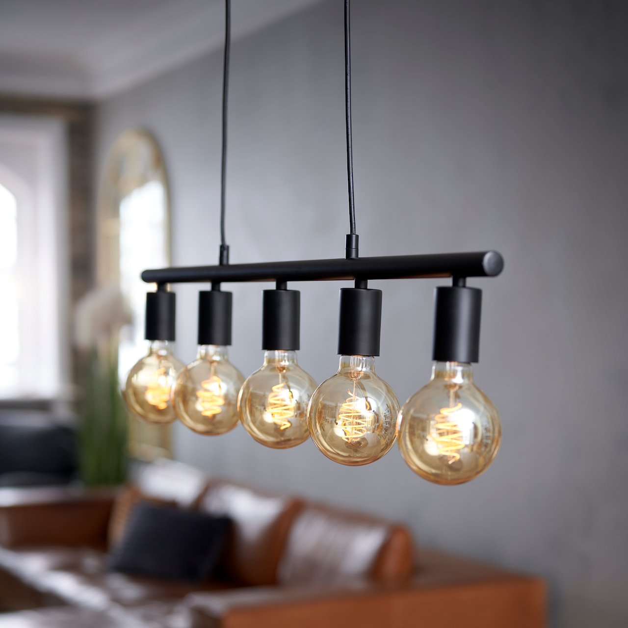 NORDLUX PACO 5-PENDEL E27 SORT NORDLUX PACO 5-PENDEL E27 SORT