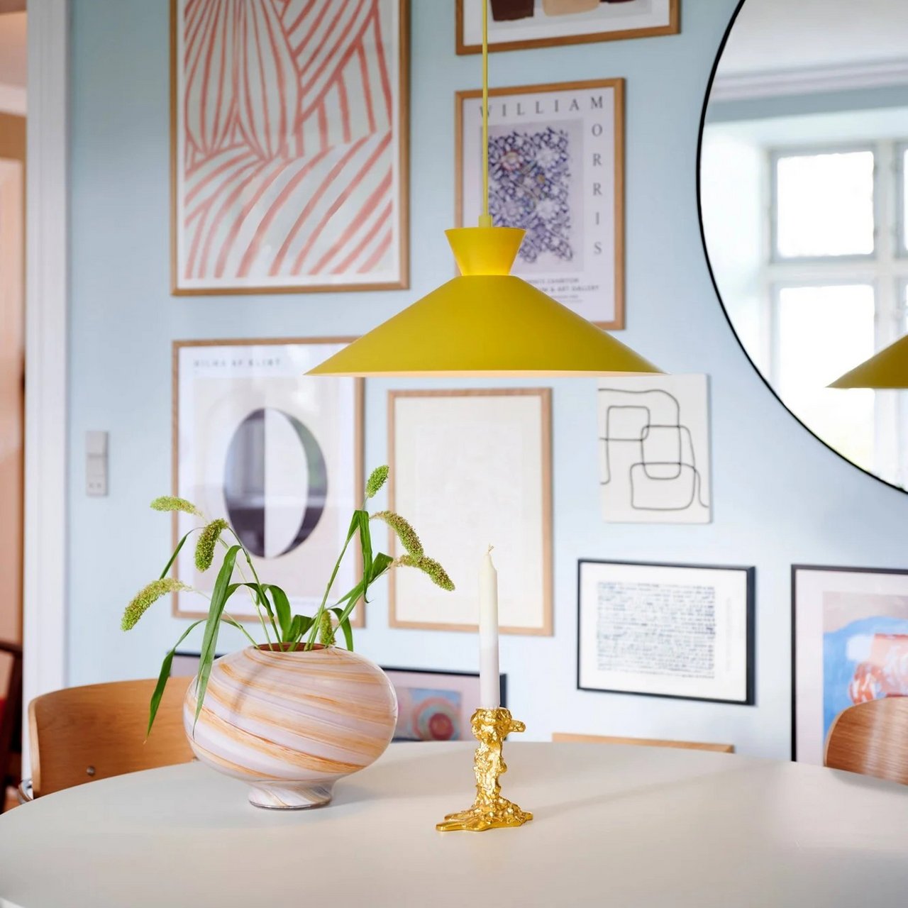 NORDLUX DIAL 45 PENDEL E27 GUL NORDLUX DIAL 45 PENDEL E27 GUL