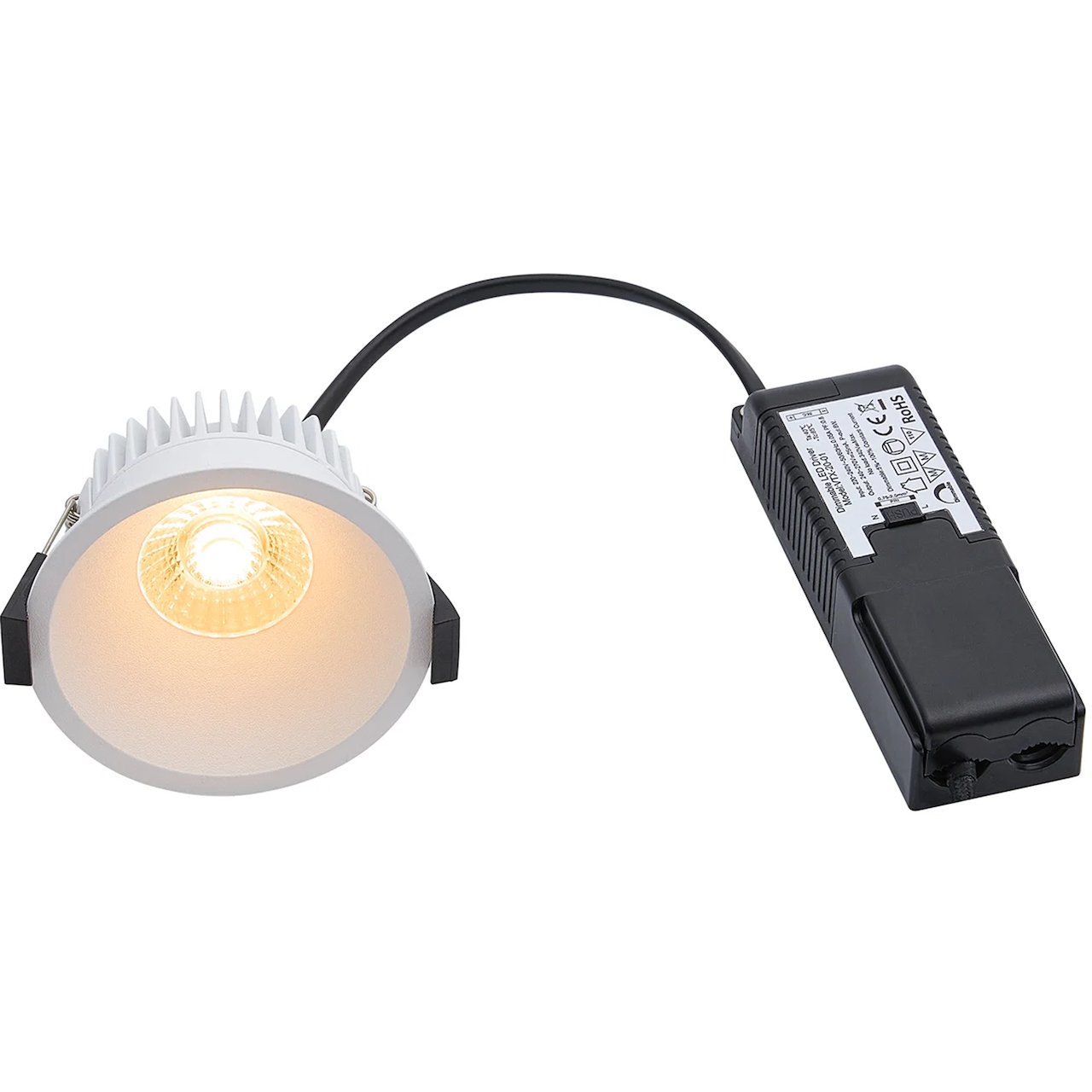NORDLUX ALBRIC IP44 INNEBYGD LED HVIT NORDLUX ALBRIC IP44 INNEBYGD LED HVIT