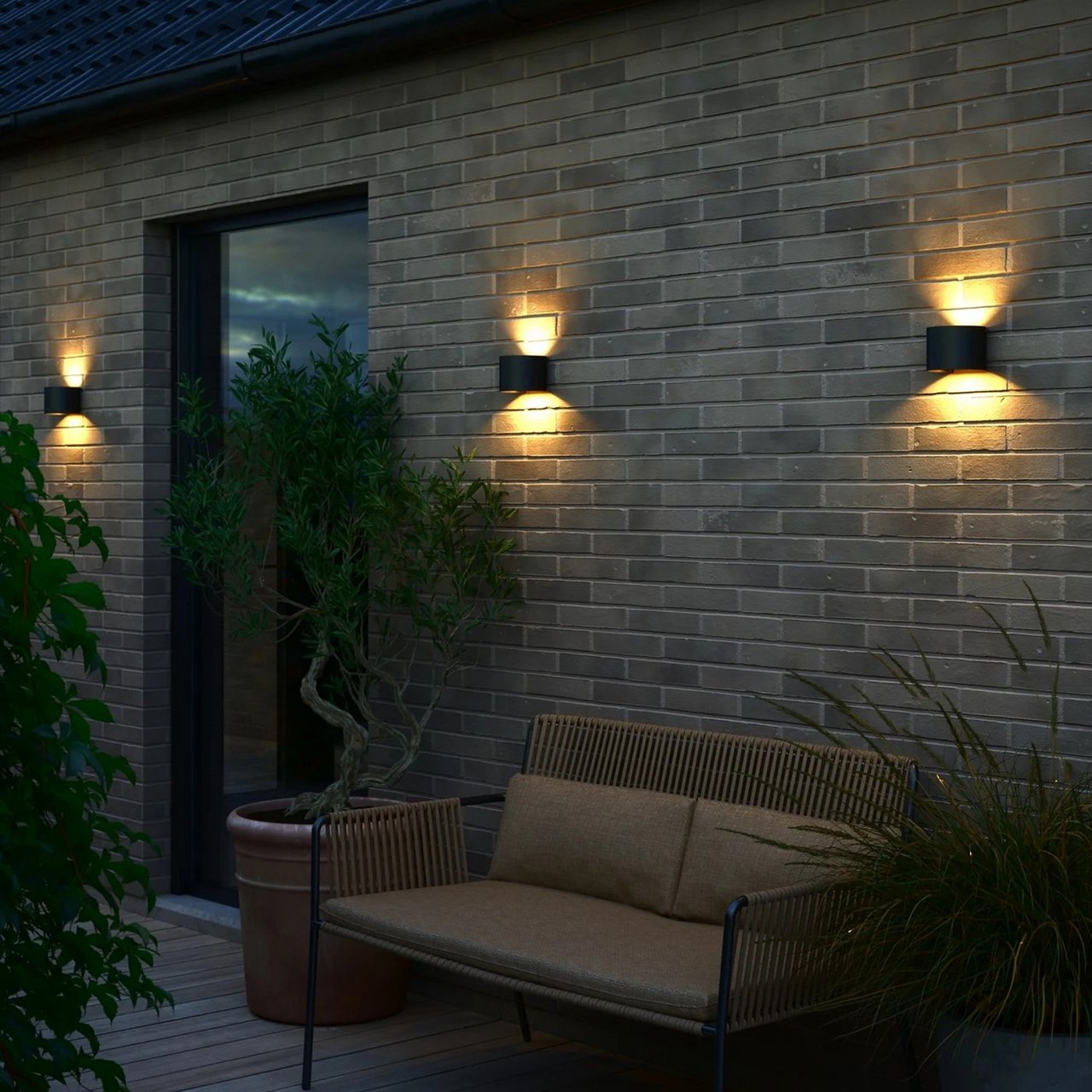 NORDLUX MILDA VEGGLAMPE LED SORT NORDLUX MILDA VEGGLAMPE LED SORT