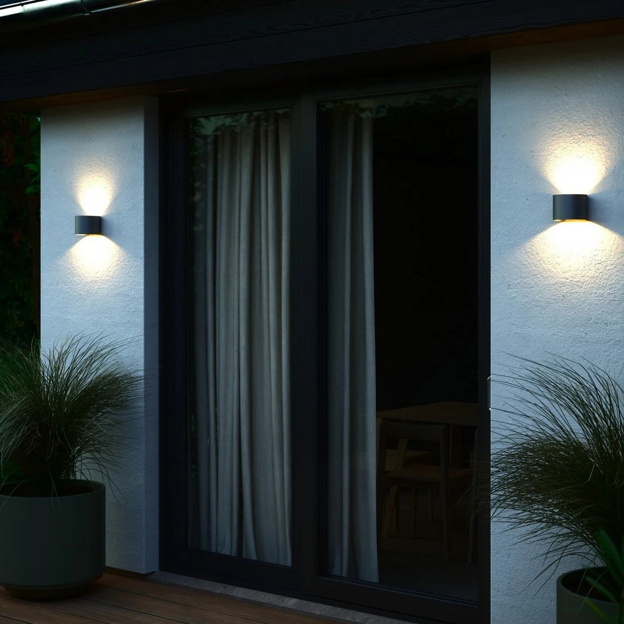 NORDLUX MILDA VEGGLAMPE LED ANTRASITT NORDLUX MILDA VEGGLAMPE LED ANTRASITT