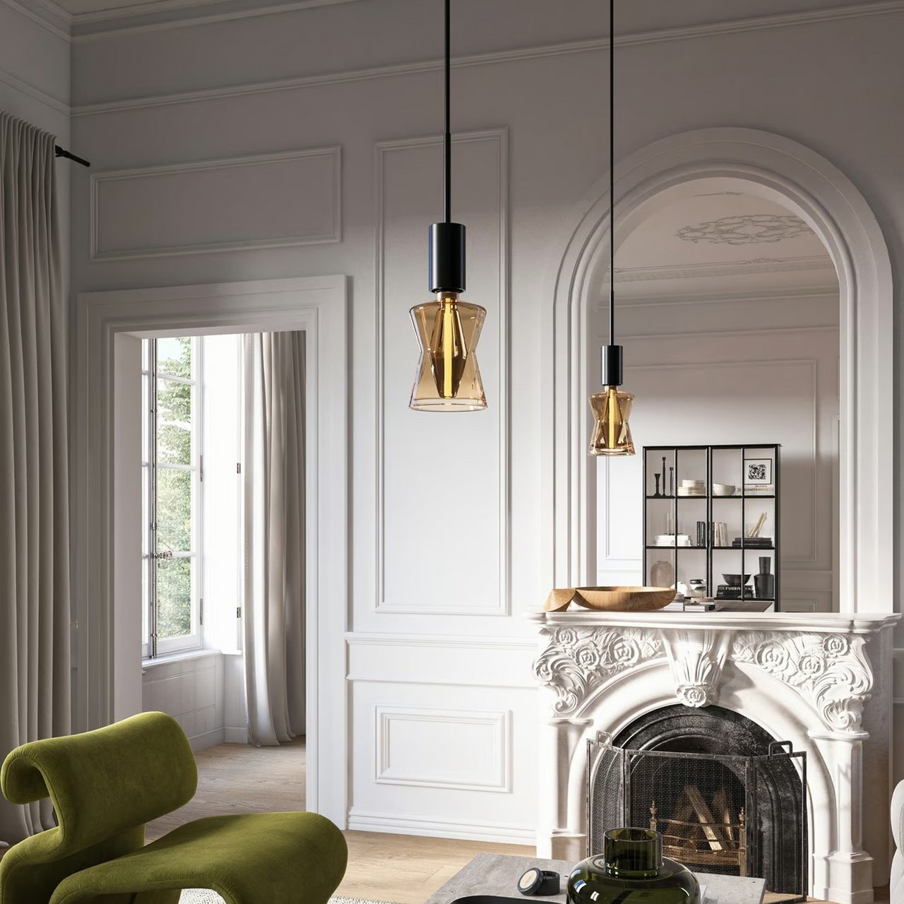 NORDLUX DECO E27 INNER E14 2700K 320LM DIMBAR - AMBER NORDLUX DECO E27 INNER E14 2700K 320LM DIMBAR - AMBER