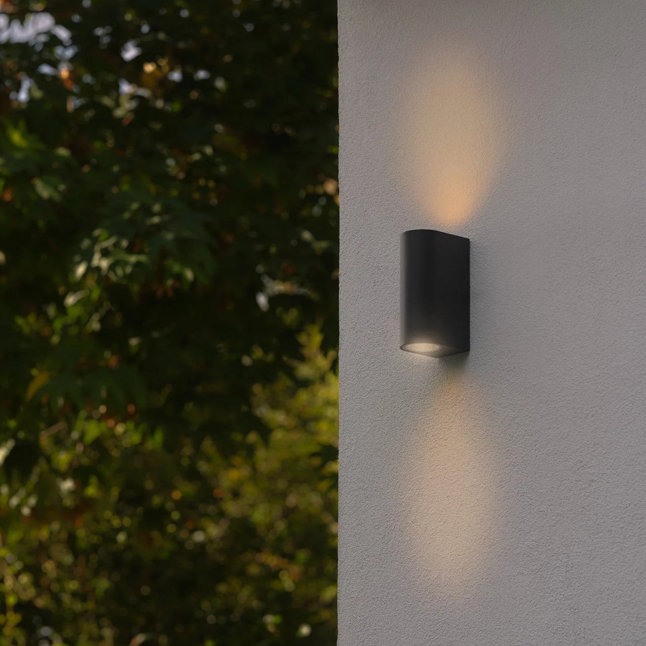 NORDLUX DION DOUBLE VEGGLAMPE SORT