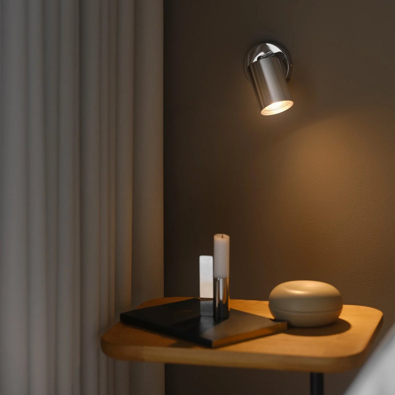 NORDLUX EXPLORE VEGGLAMPE KROM